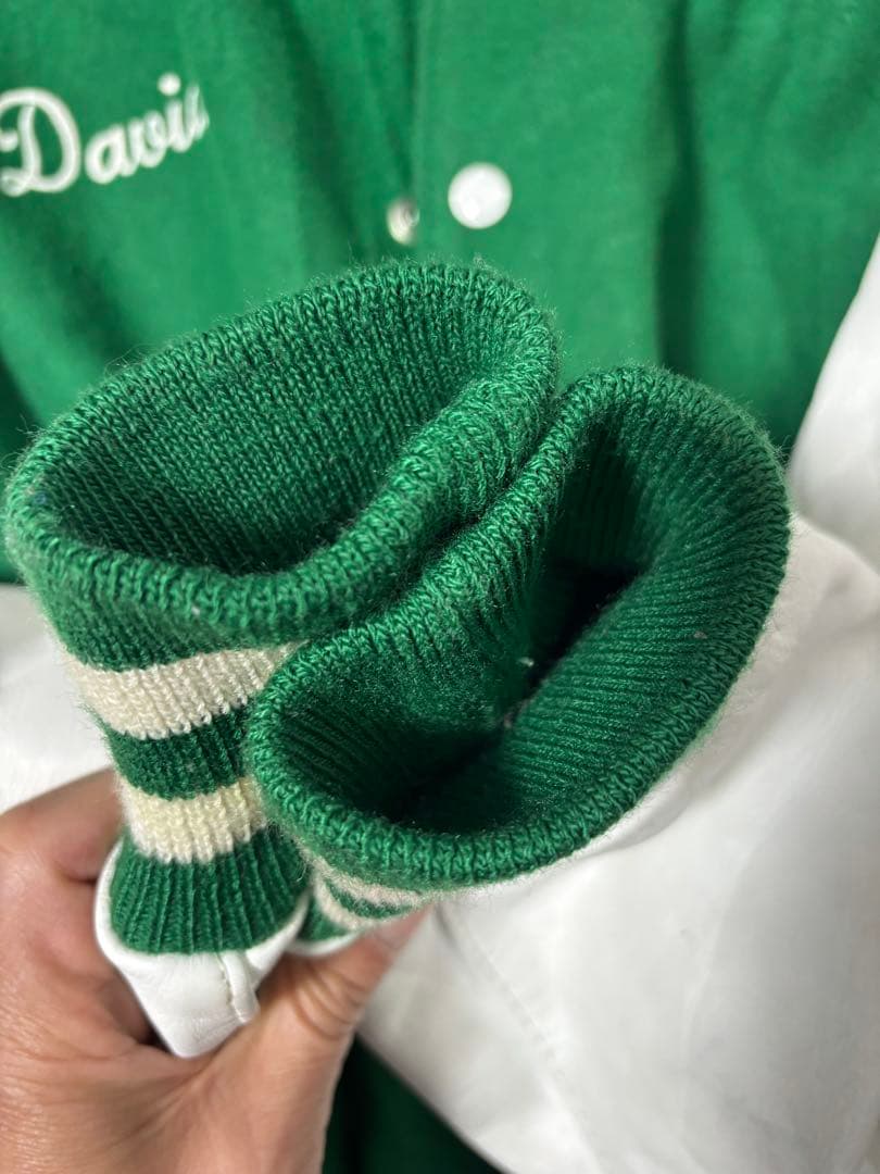 有名古着店のインスタ登場同等品★80s \"DeLONG\" デロング スタジャン