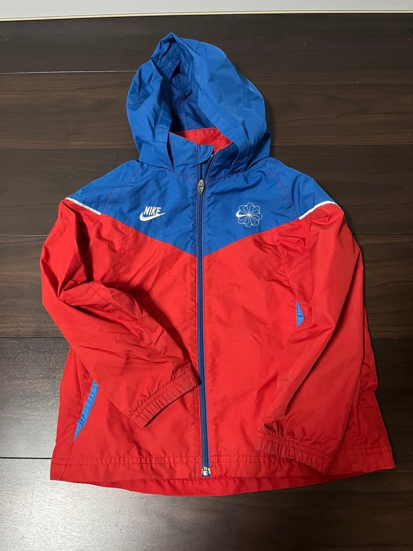 Nike ジャケット 赤/青 120cm - メルカリ