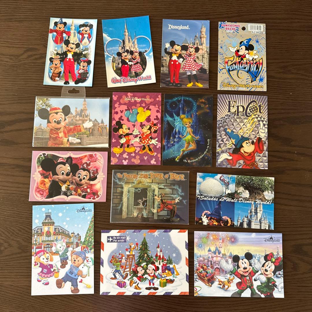 海外ディズニー】ポストカードセット - メルカリ
