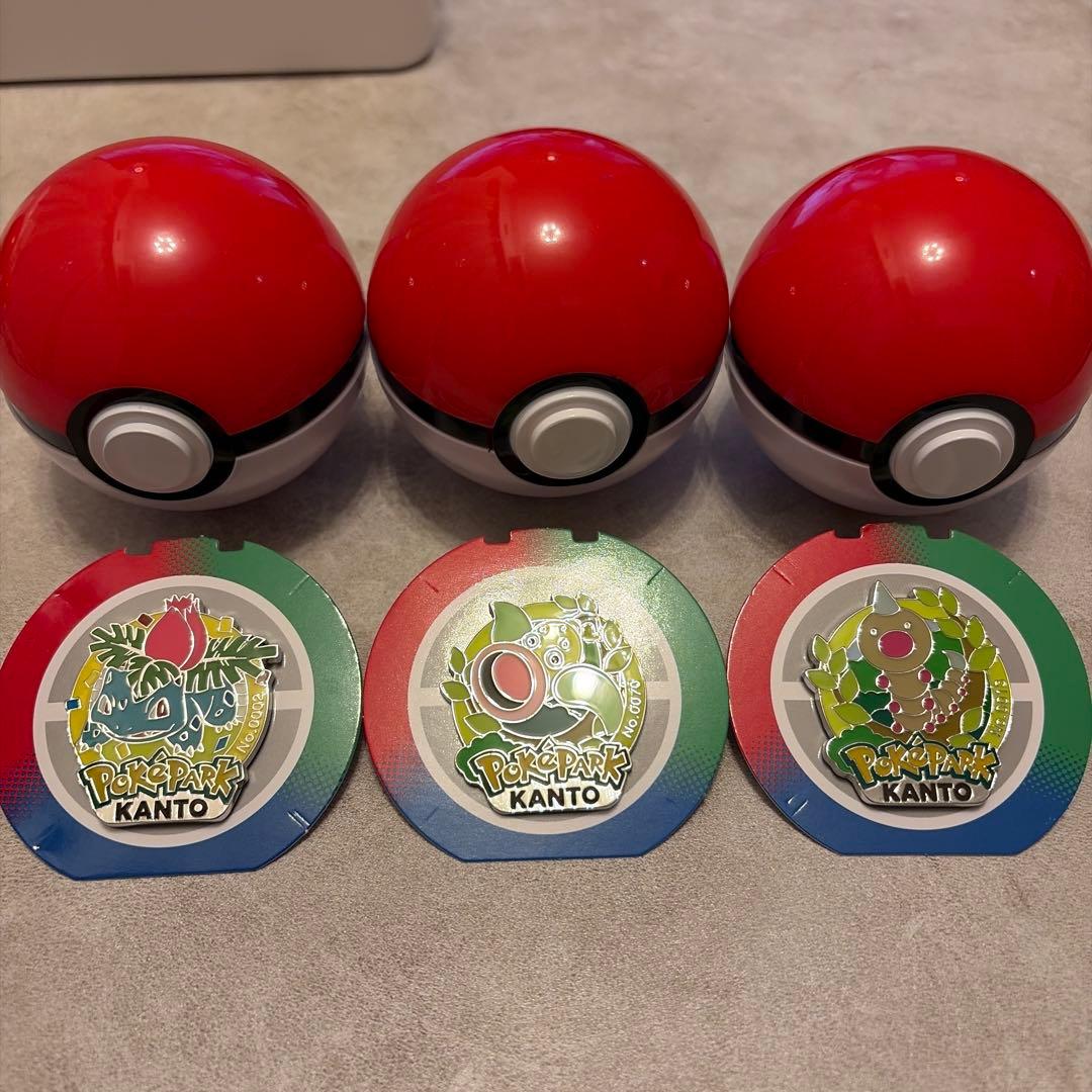 ポケモンボール＆ピンズセット ポケパーク カントー 3つセット - メルカリ