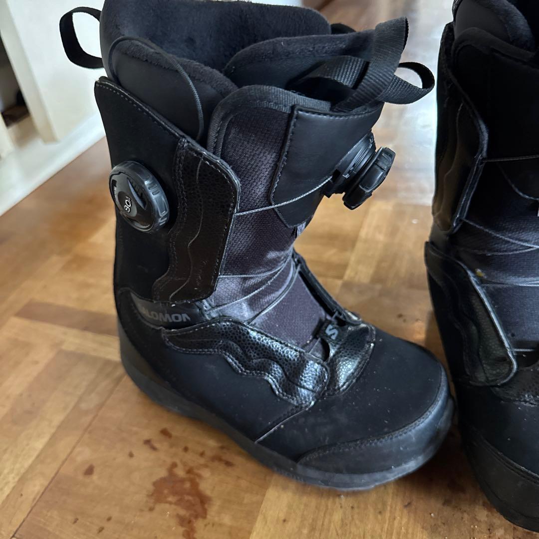 Salomon IVY 23-24 ブラック スノーボードブーツ 22.5cm