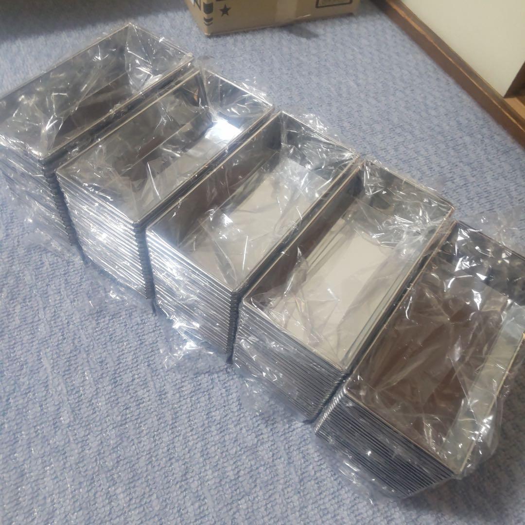 100セット販売　パウンドケーキ型　ケーキ型　新品未使用　送料無料 アルミ容器 パウンドケーキ焼型 660ml 100個/使い捨てアルミ製食品容器