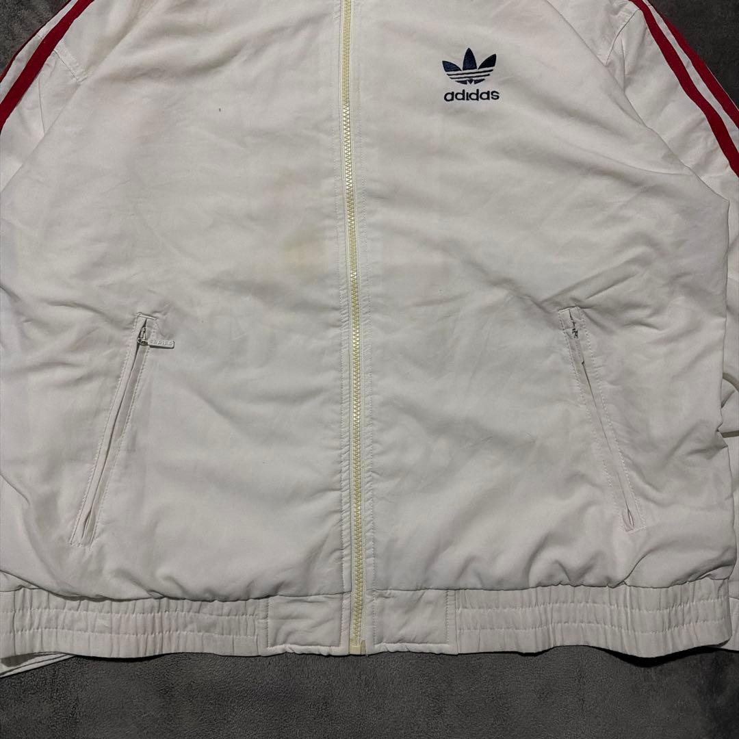 90s 万国旗タグ アディダス ナイロンジャケット トラックジャケット