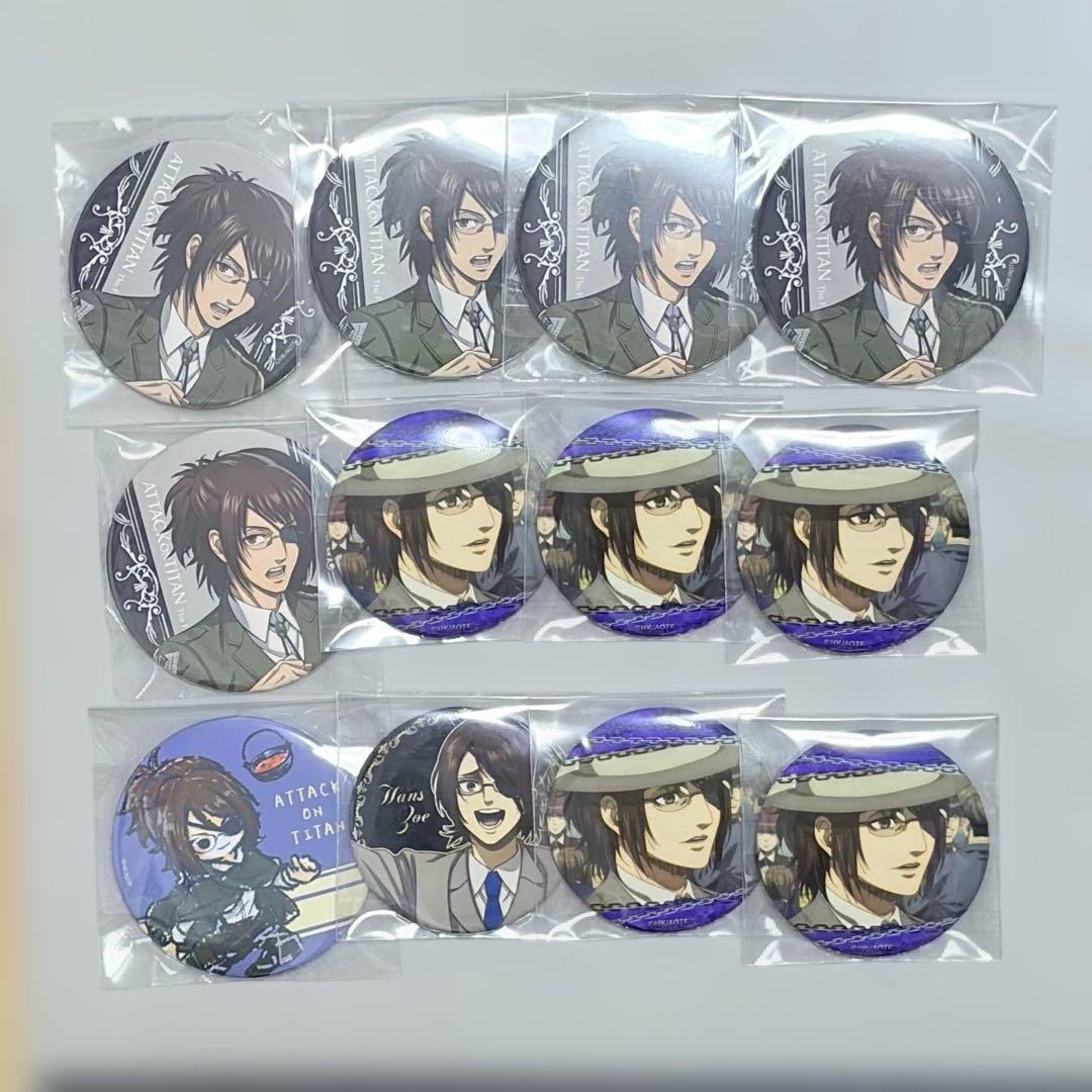 進撃の巨人　缶バッジ　ハンジ　まとめ売り 進撃の巨人 ハンジ確定ランダム缶バッジ （全8種）BOX – IG Port