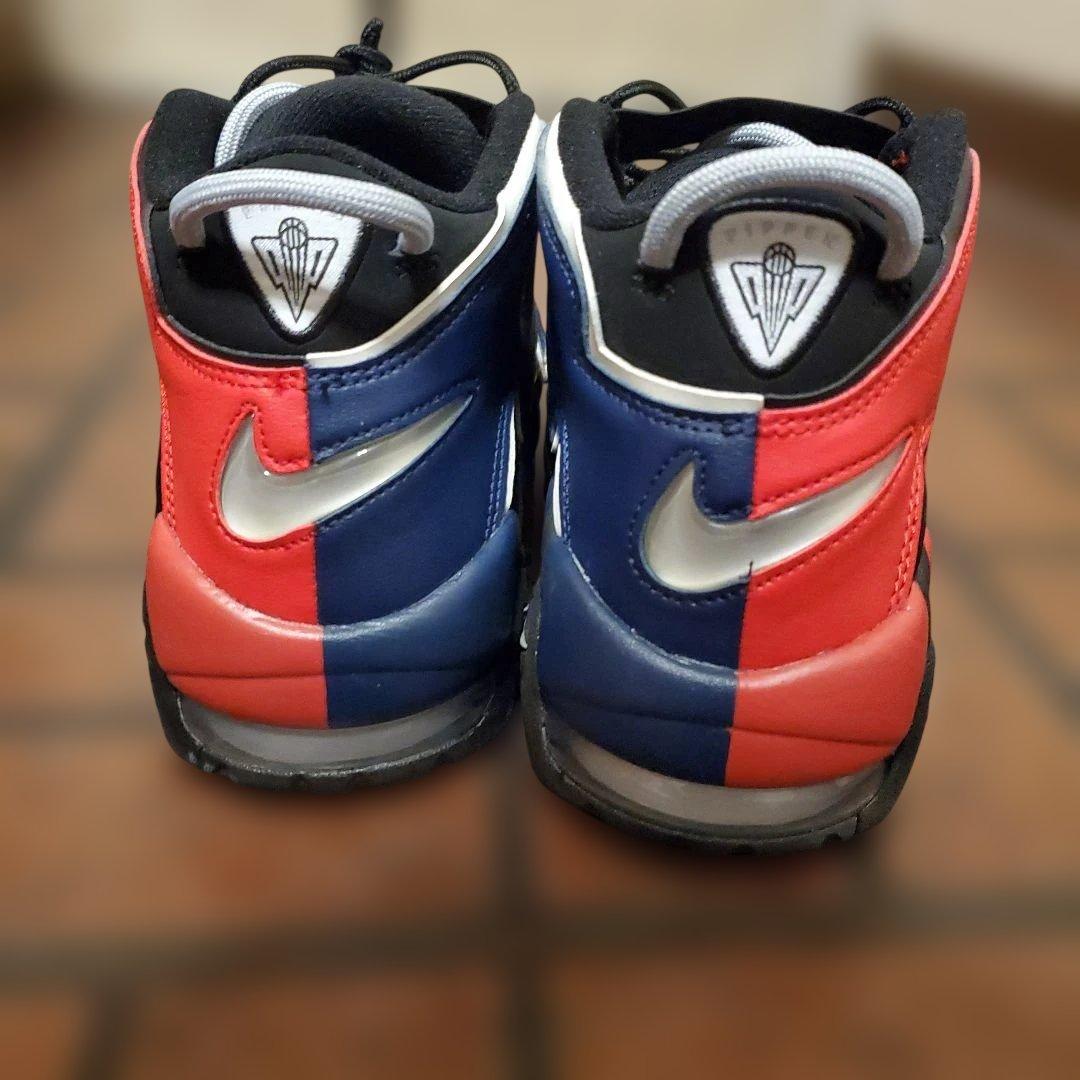 ナイキ エアモア アップテンポ '96 黒＆赤&ネイビー 27.5cm 美品