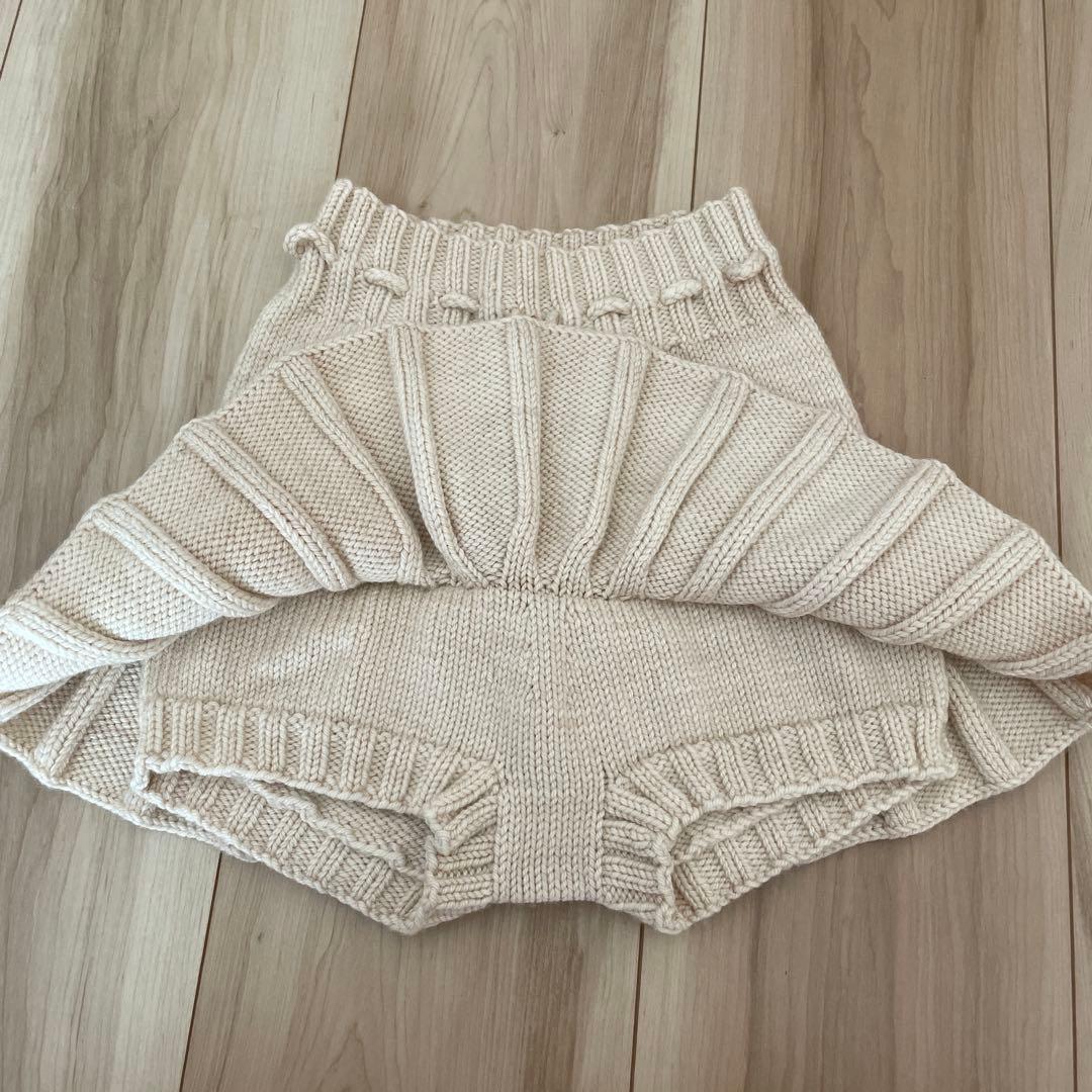 Misha and Puff スケーティングポンドスカート 6-7y 白