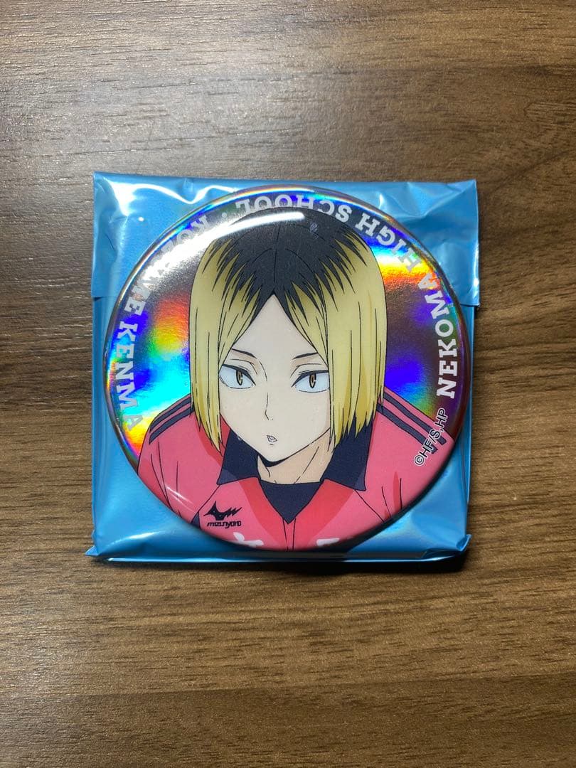 ハイキュー トーキョー ベースヤード ビッグ缶バッジ オーロラ 孤爪