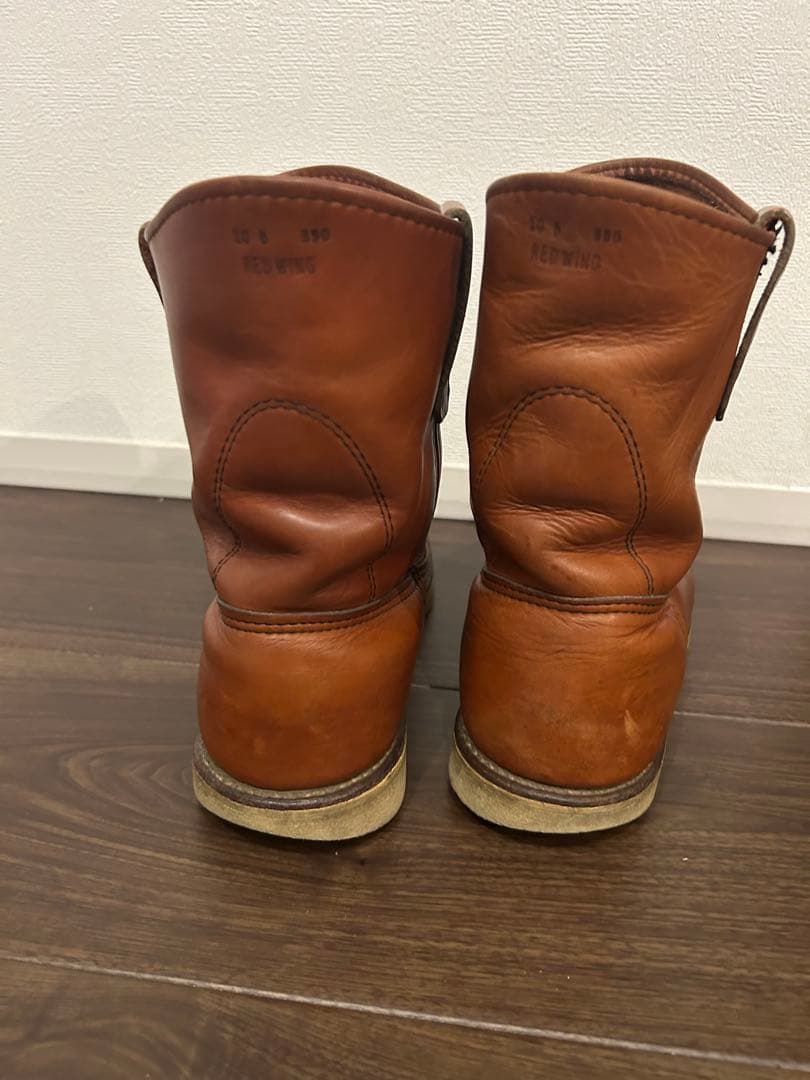 US10B 28㌢ 犬タグ RED WING ペコスブーツ 茶 - メルカリ