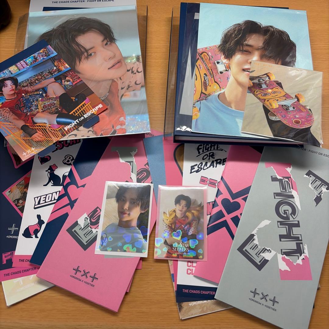 TXT アルバム まとめ売りヨンジュン トレカ ヒュニンカイ テヒョン