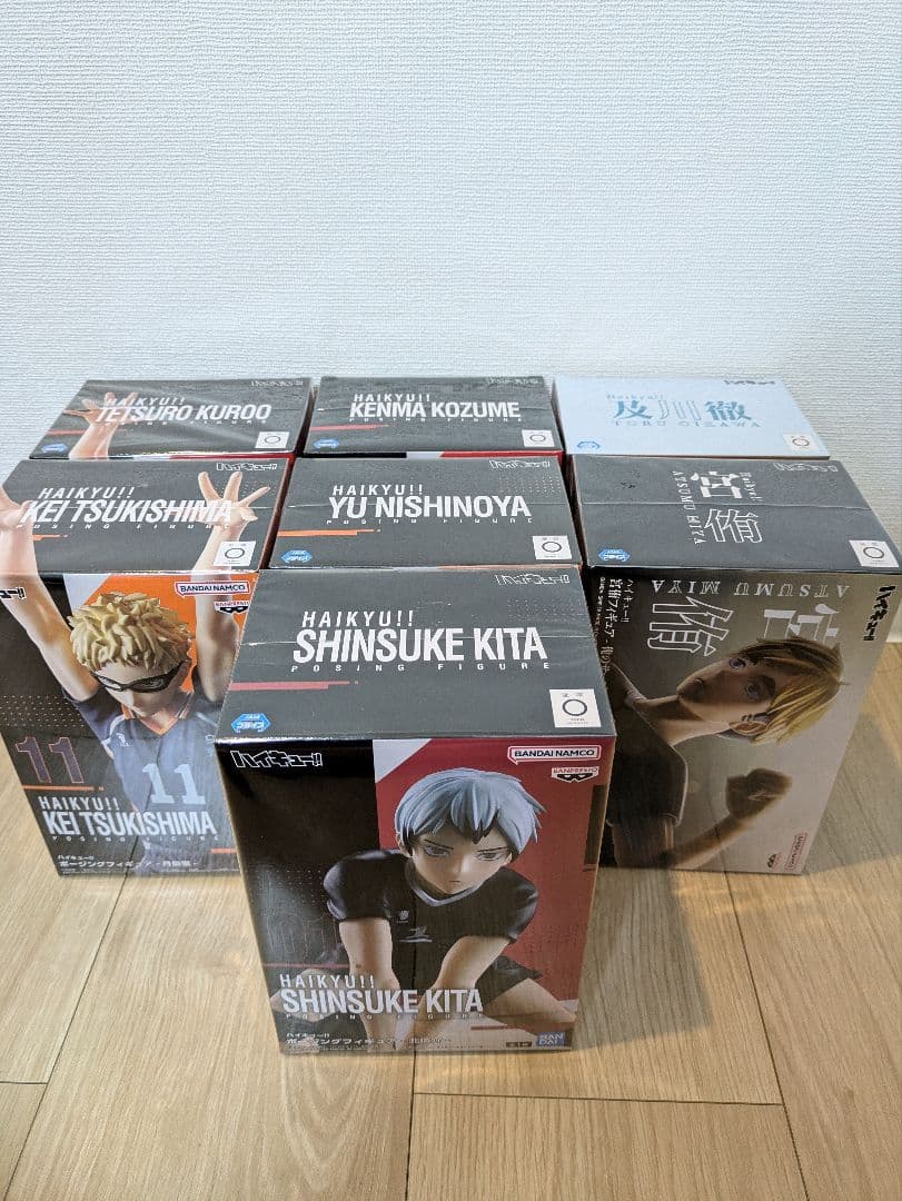 新品・未開封品】ハイキュー！フィギュア7体セット