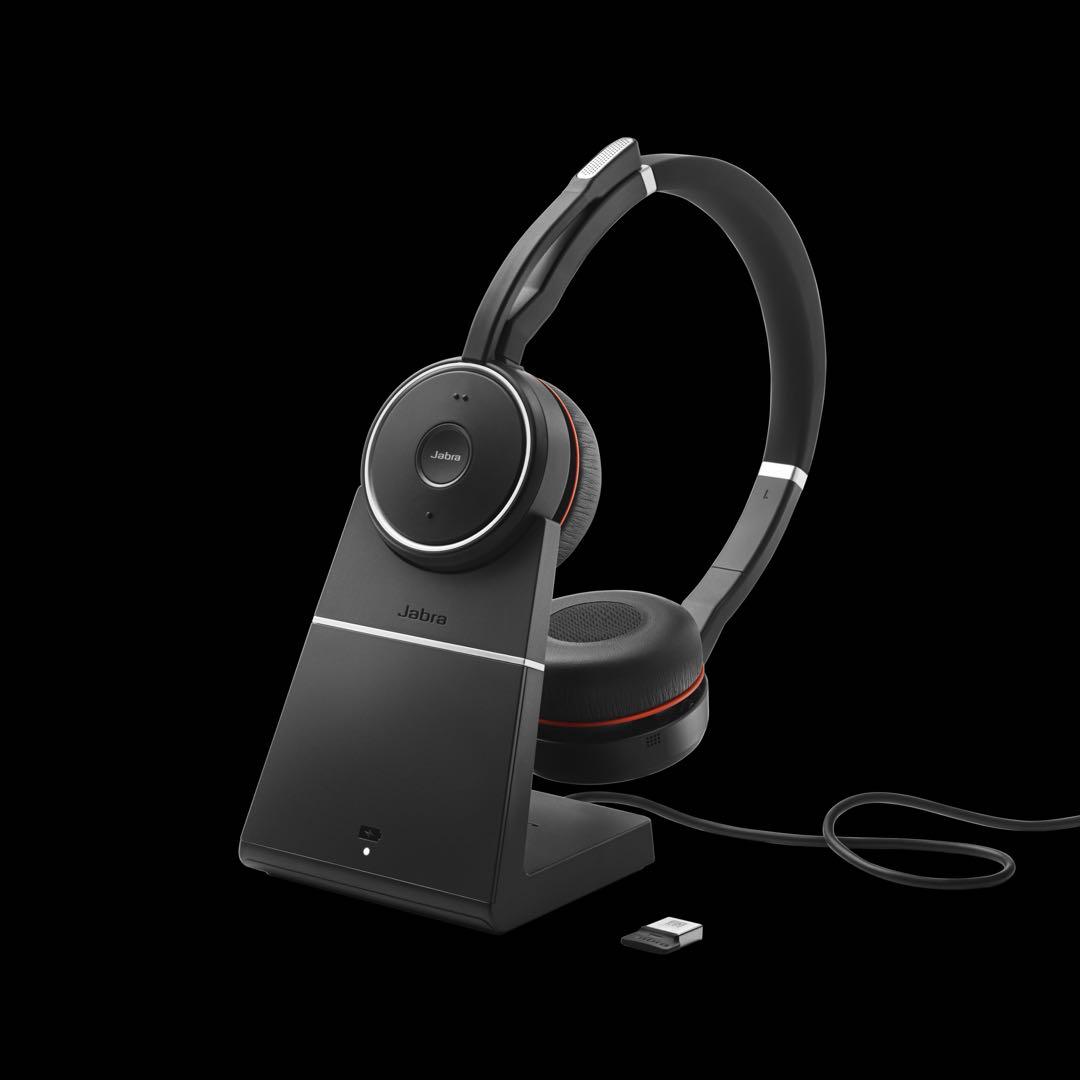 【新品未使用】スタンド付きレア！Jabra evolve 75 UCヘッドセット Amazon.com: Jabra Evolve 75 UC Stereo Wireless Bluetooth Headset