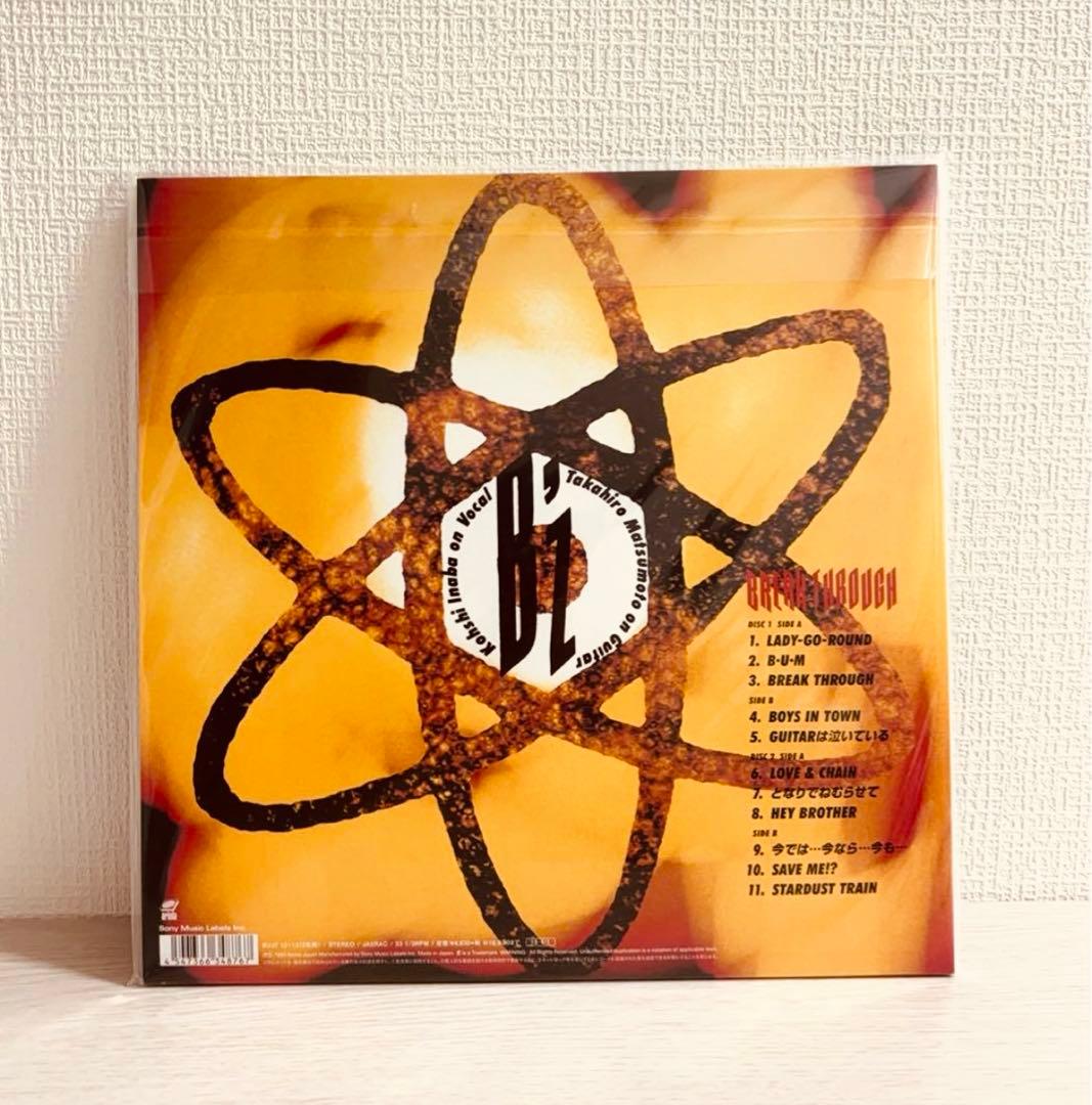 美品⭐︎B'z BREAK THROUGH レコード 限定盤 - メルカリ