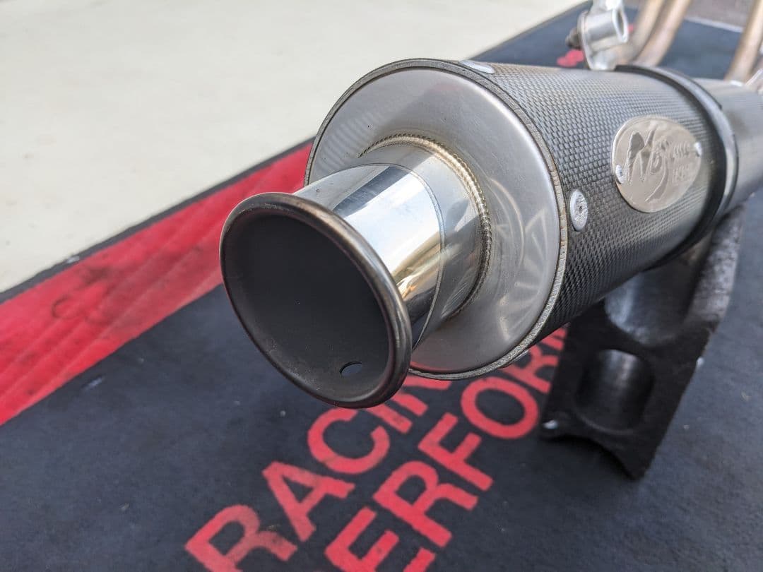 ゼファー1100 ノジマ ファサームチタンマフラー 規制前 4-2-1 - メルカリ