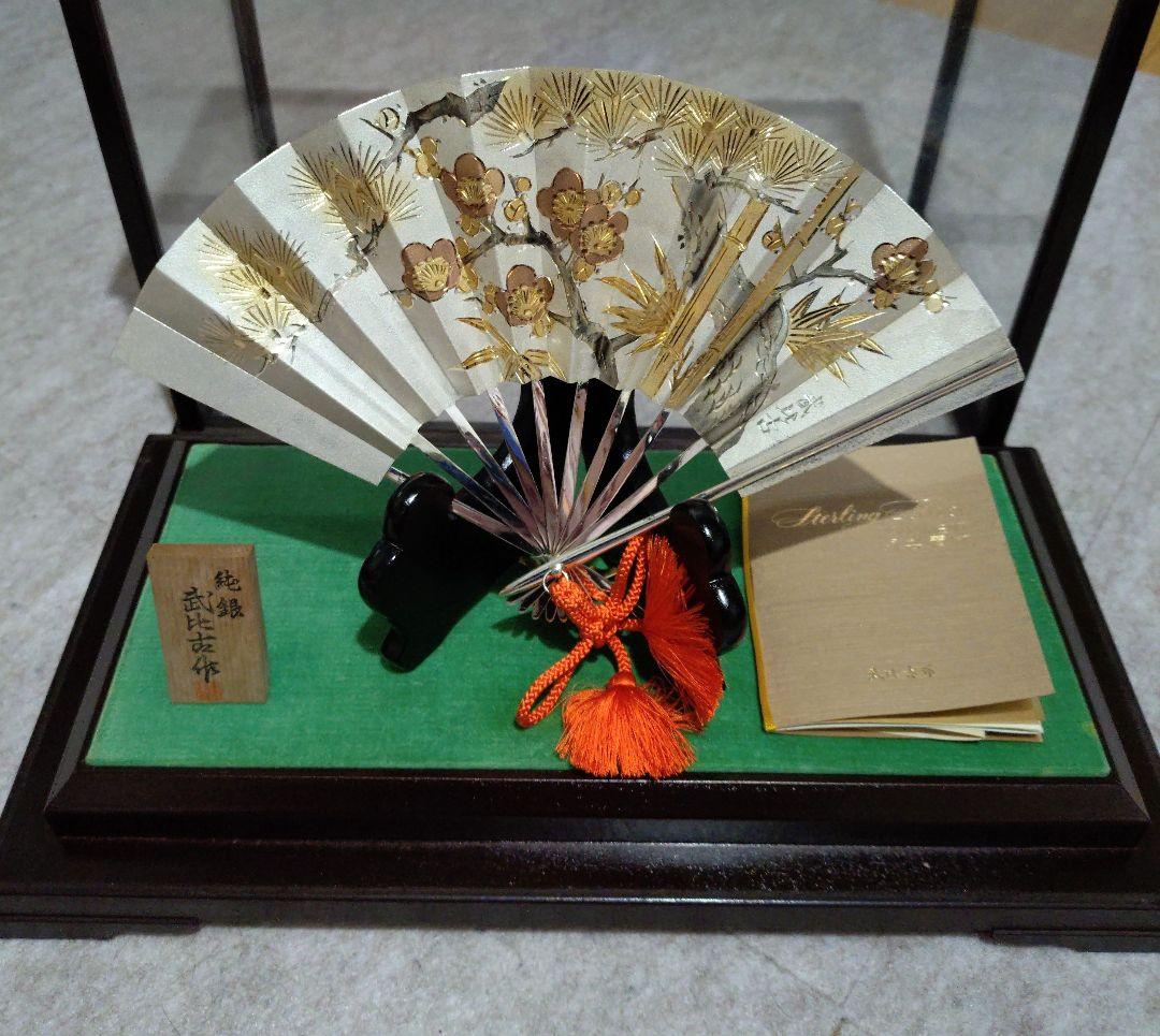 武比古作 純銀製の扇子の置物☆プロフィール必読☆ - メルカリ