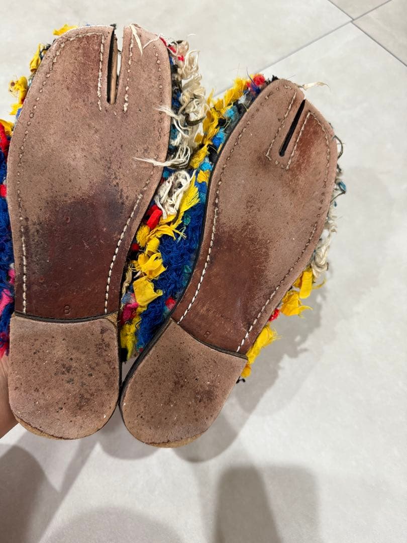 Afro-de-porori 様専用】CALLA バブーシュ サボ