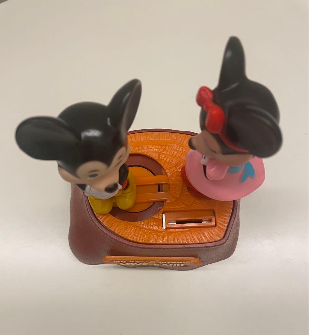新品 ミッキー＆ミニー ラブバンク 貯金箱 ディズニー レトロ ニチテン