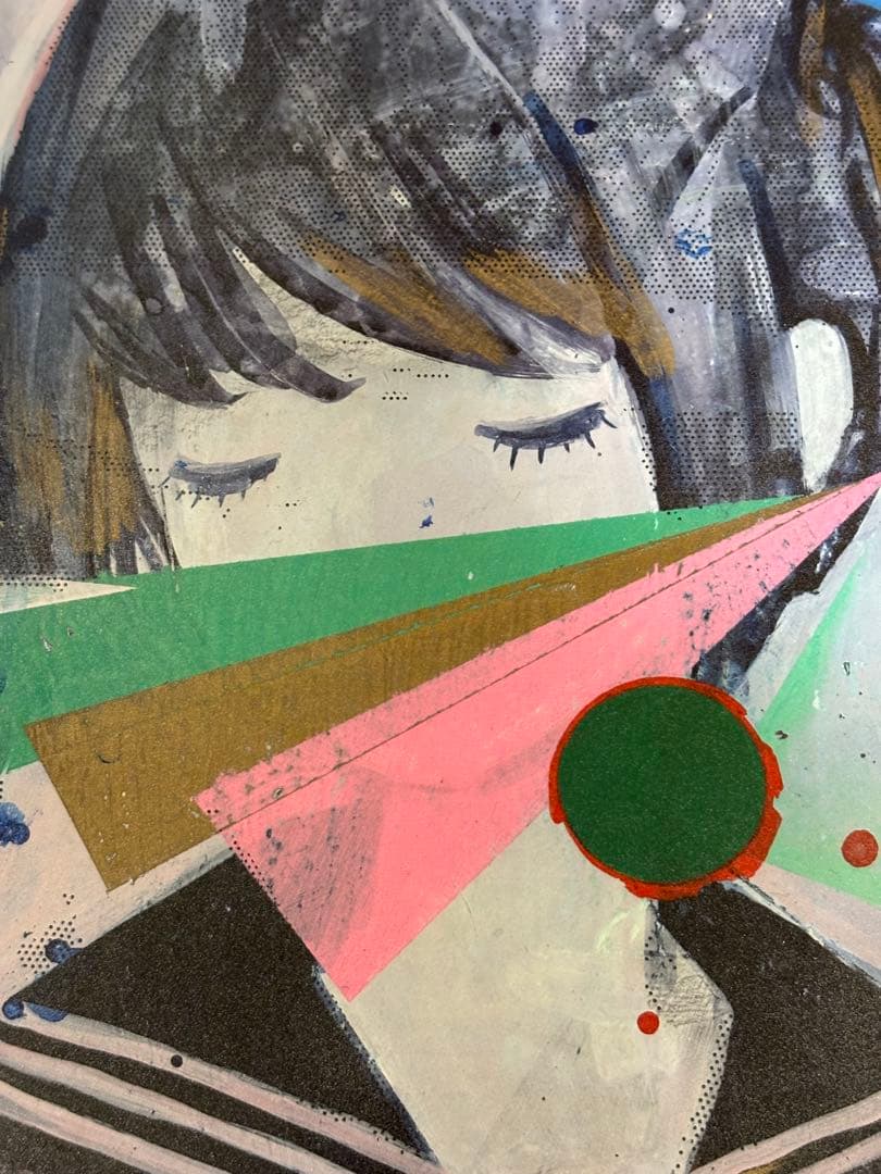 大槻香奈 「改装」 アクリル画 少女のポートレート - メルカリ