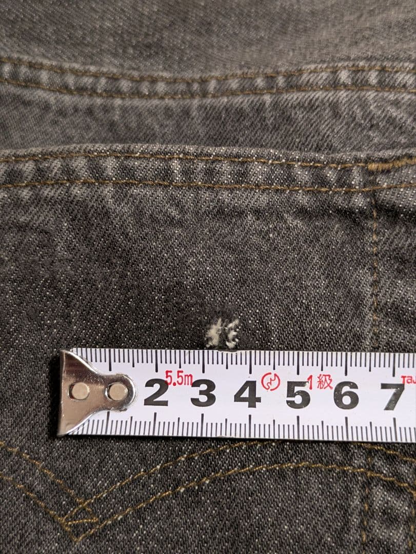 USA Levi's 501 赤文字 先染めブラックデニム W31 L36 - メルカリ