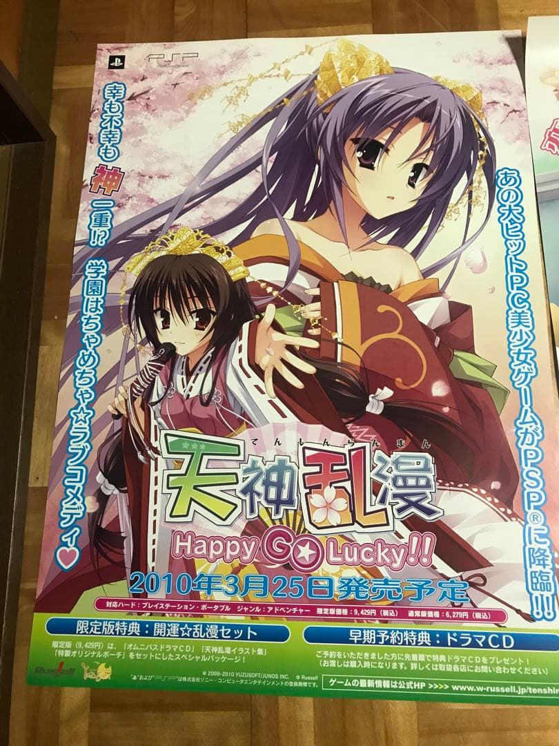 ゆずソフト ポスター DRACU-RIOT! 天色アイルノーツ サノバウィッチ