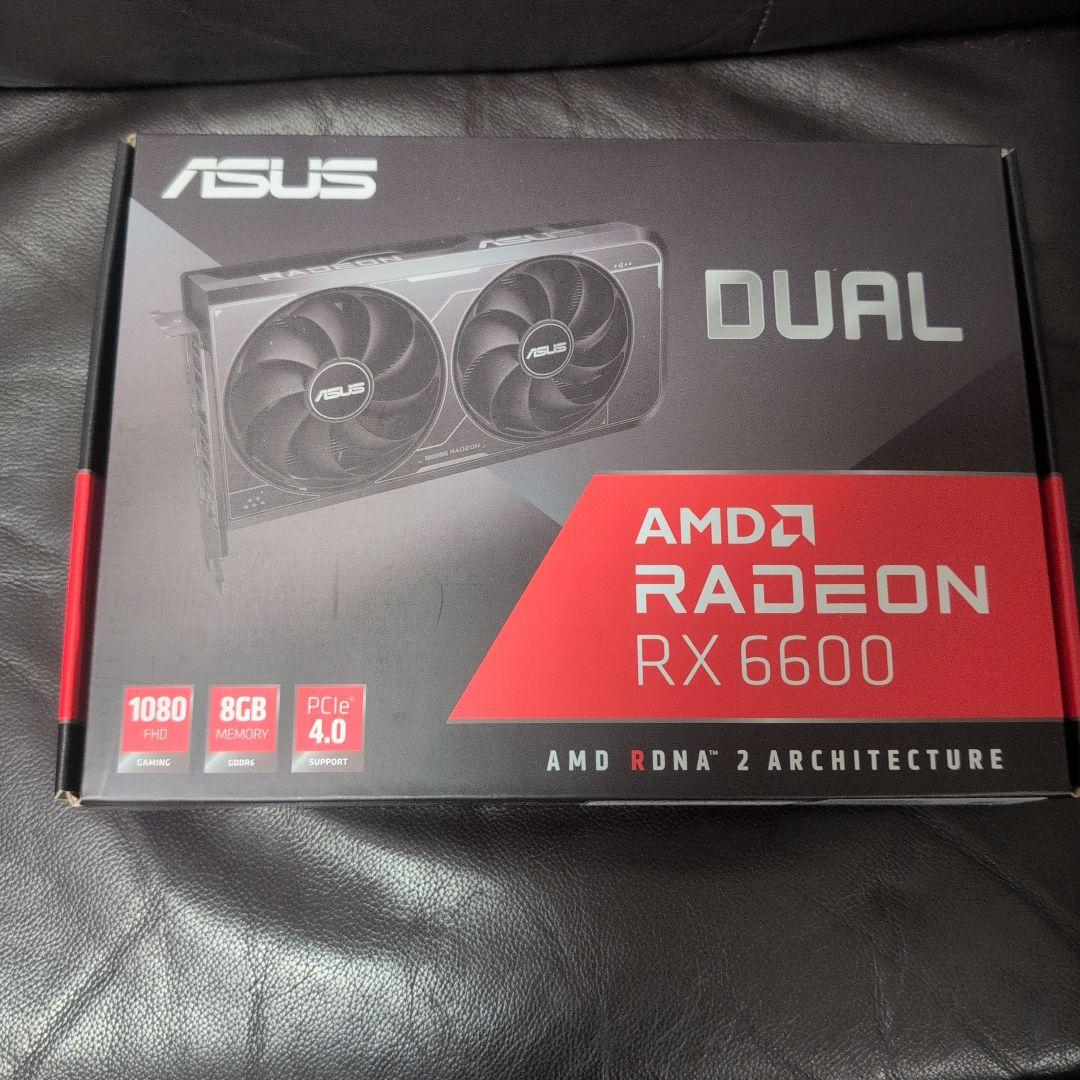 グラフィックボード・グラボ・ビデオカード ASUS Radeon RX 6600 8GB Amazon | ASUS デュアルAMD Radeon RX 6600 8GB GDDR6 ゲーミング