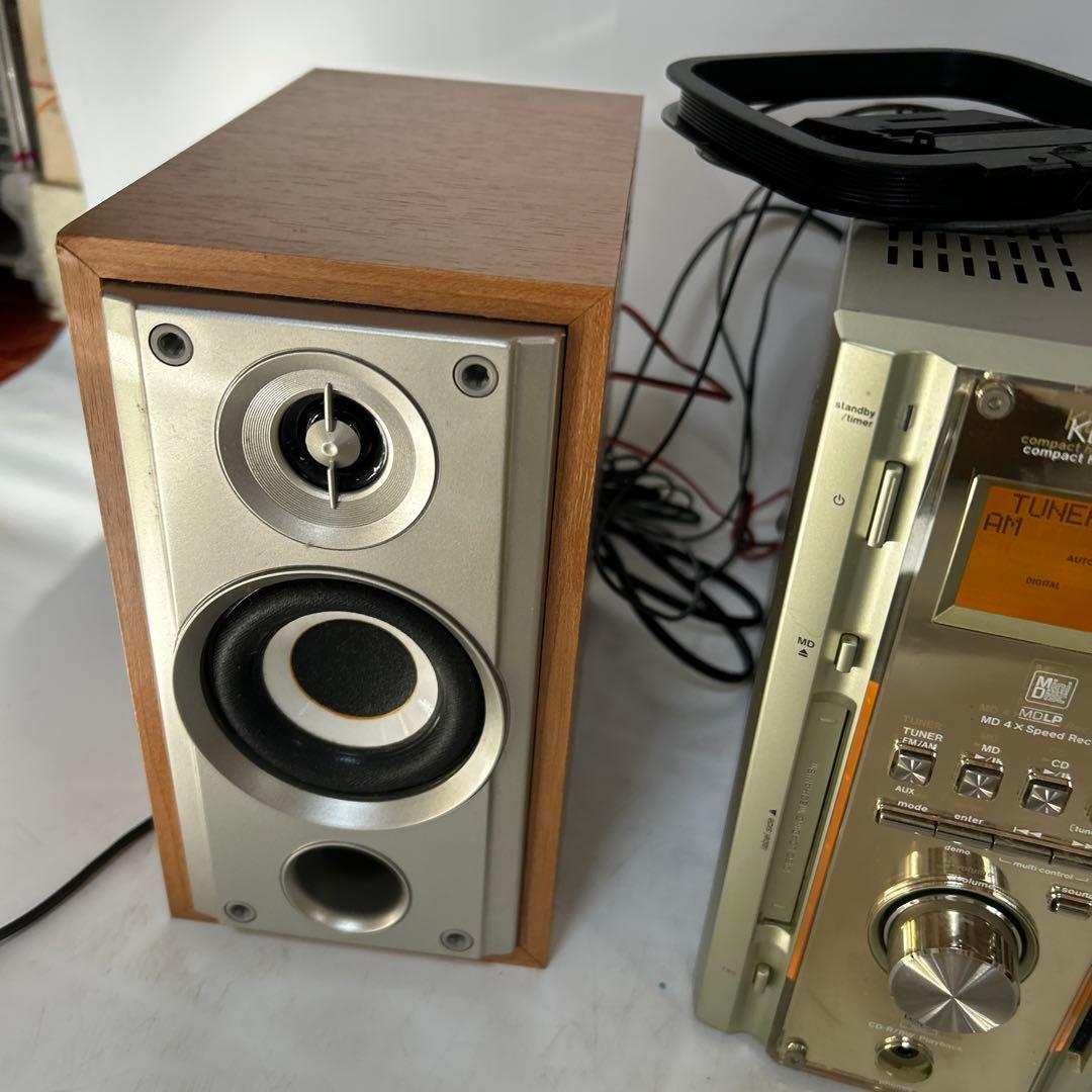 KENWOOD CD/MDコンポ ES-3MD 2004年製 - メルカリ