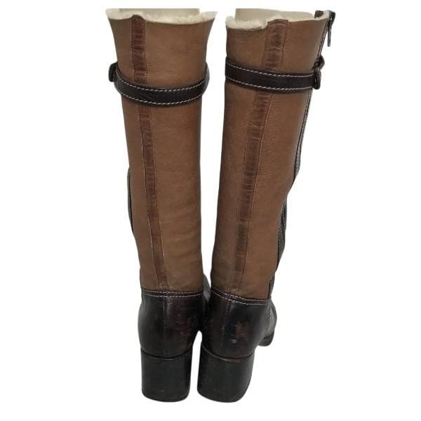 miumiu　ミュウミュウ 　ムートン　レザー　ロングブーツ　靴　23.5cm