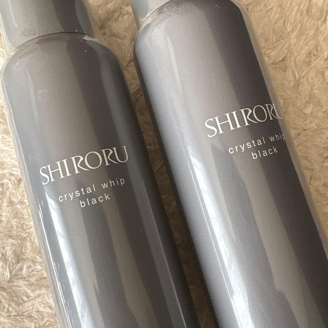 SHIRORU crystal whip black 120g 洗顔料 - メルカリ