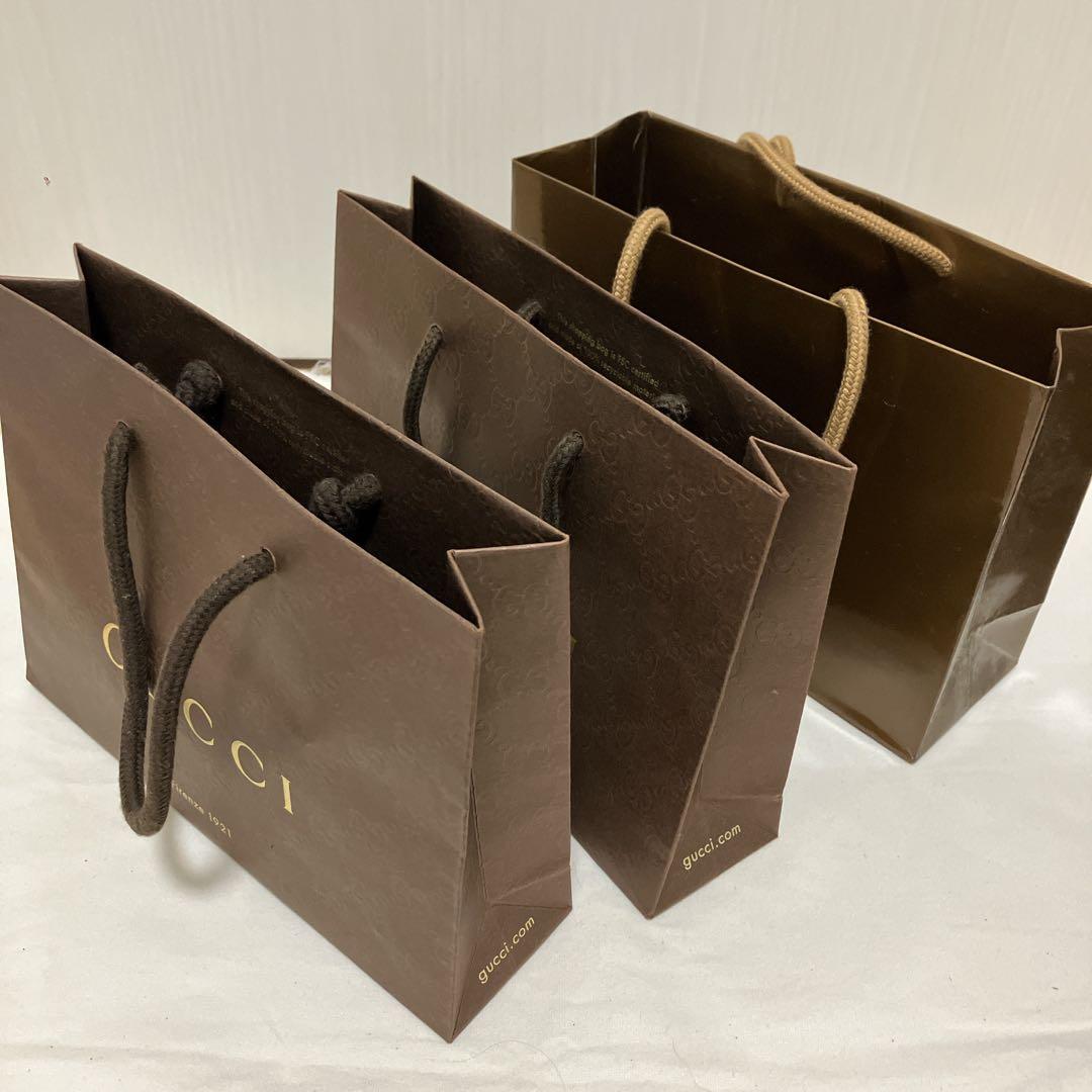 GUCCI ギフトボックスセット 空箱まとめ売り ブラウン - メルカリ