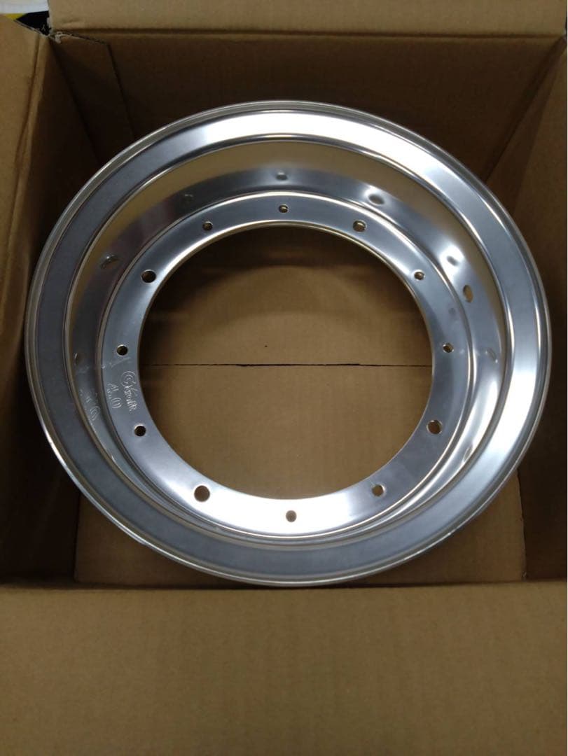 み*き様 1輪 Gcraft 4.0 ホイール R&P モトラ 10インチ4.0Jワイドホイール R&P/モトラハブ用 1輪分 シルバー | G