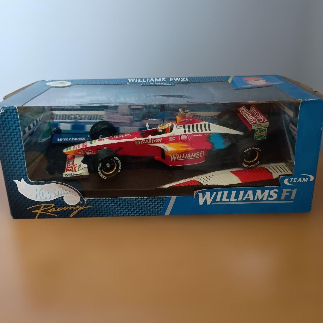 ホットウィール 1/18 F1 ウィリアムズ FW21 R·シューマッハ - メルカリ