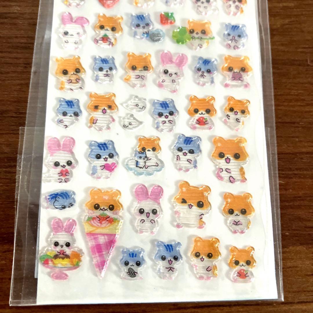 未開封品 平成 レトロ レモン（株）サンエックス シール ハムスター