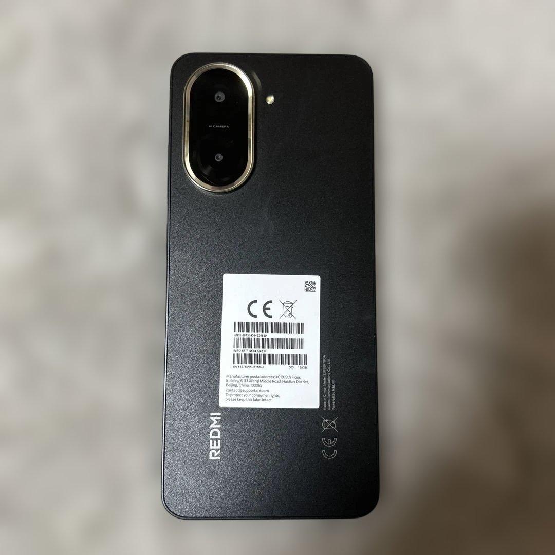 Redmi A5 ミッドナイトブラック 4GB RAM 128GB ROM