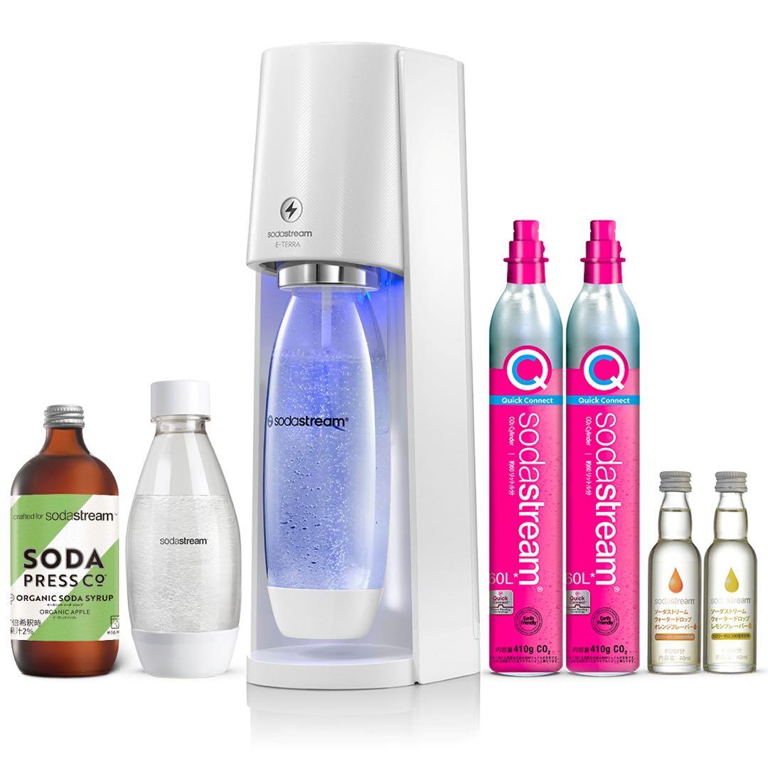新品 ソーダストリーム TERRA(テラ) スターターキット 炭酸水メーカー ソーダストリーム SodaStream / TERRA (テラ) スターターキット