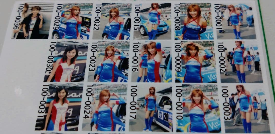 レースクイーン 写真 はがきサイズ 36枚 浅田りょう ほか アイドル