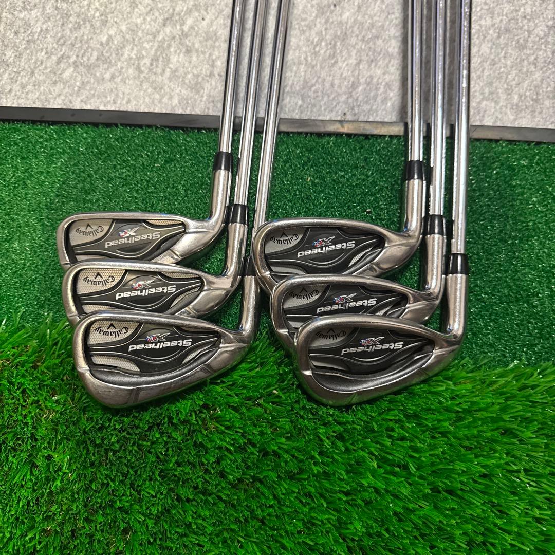 左用　Callaway SteelHeadXR アイアンセット6本（5〜9、P） アイアン 6本セット Steelhead XR PRO #5～9、PW《N.S.PRO 950 GH