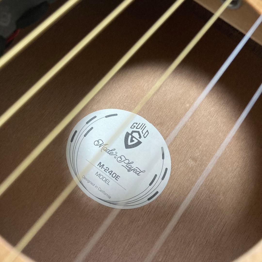 美品)Guild ギルドM-240E エレアコ ケース付 - メルカリ