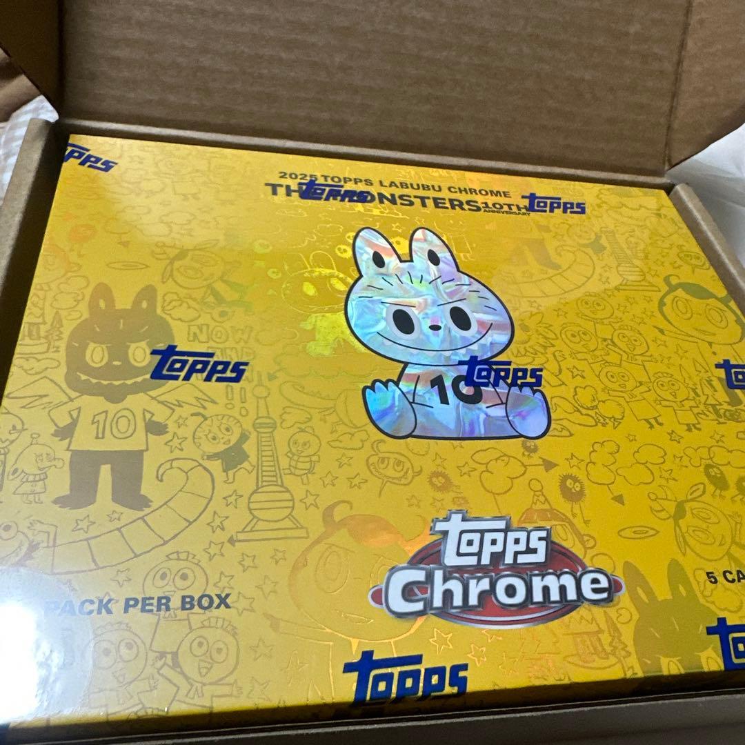 Topps Chrome Labubu ラブブ 1箱 未開封 - メルカリ