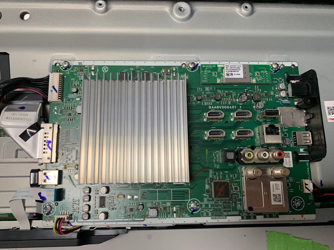 FUNAI 液晶テレビ43V 〈4K対応〉FL-43UB4000基盤セット - メルカリ