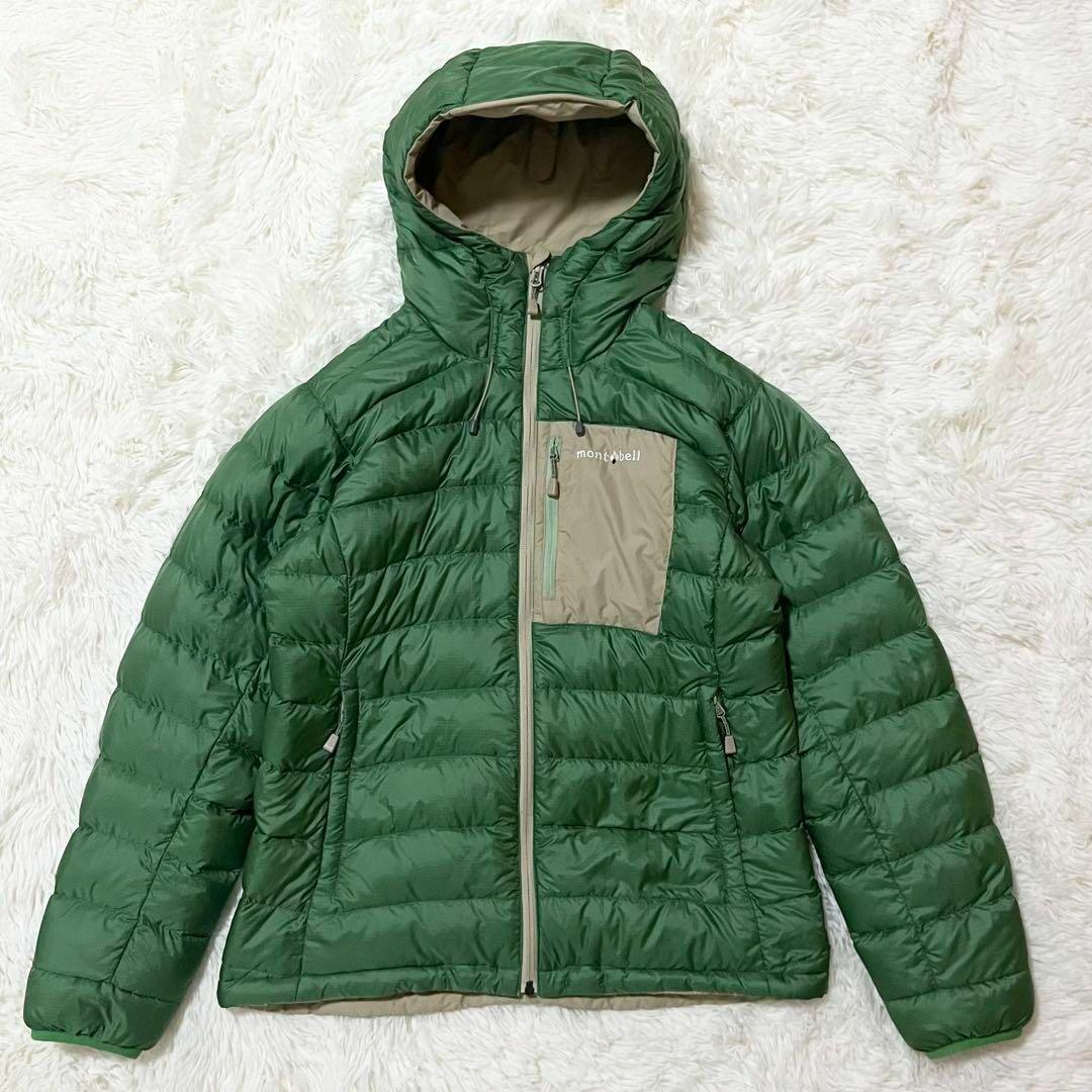 極美品】モンベル コロラドパーカ リバーシブルダウン M ベージュ