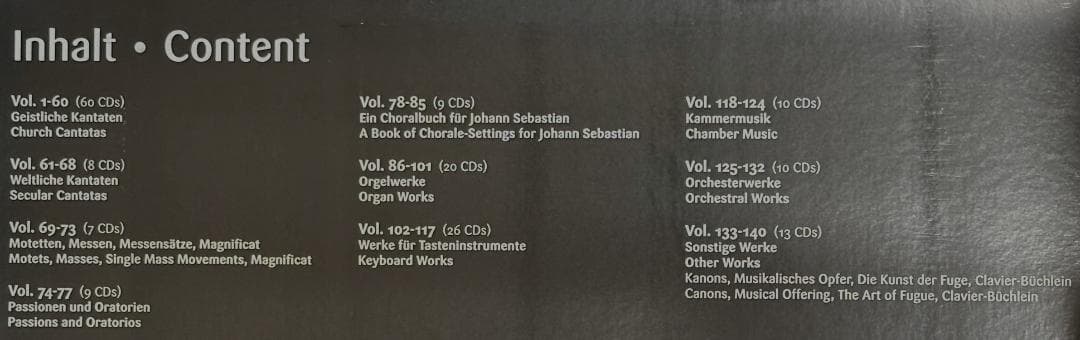 CD172枚組＞バッハ作品全集
