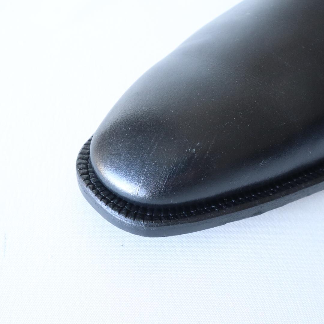 美品　バーバリー　大塚製靴　外羽根プレーントゥ　黒　25.5cm EEE