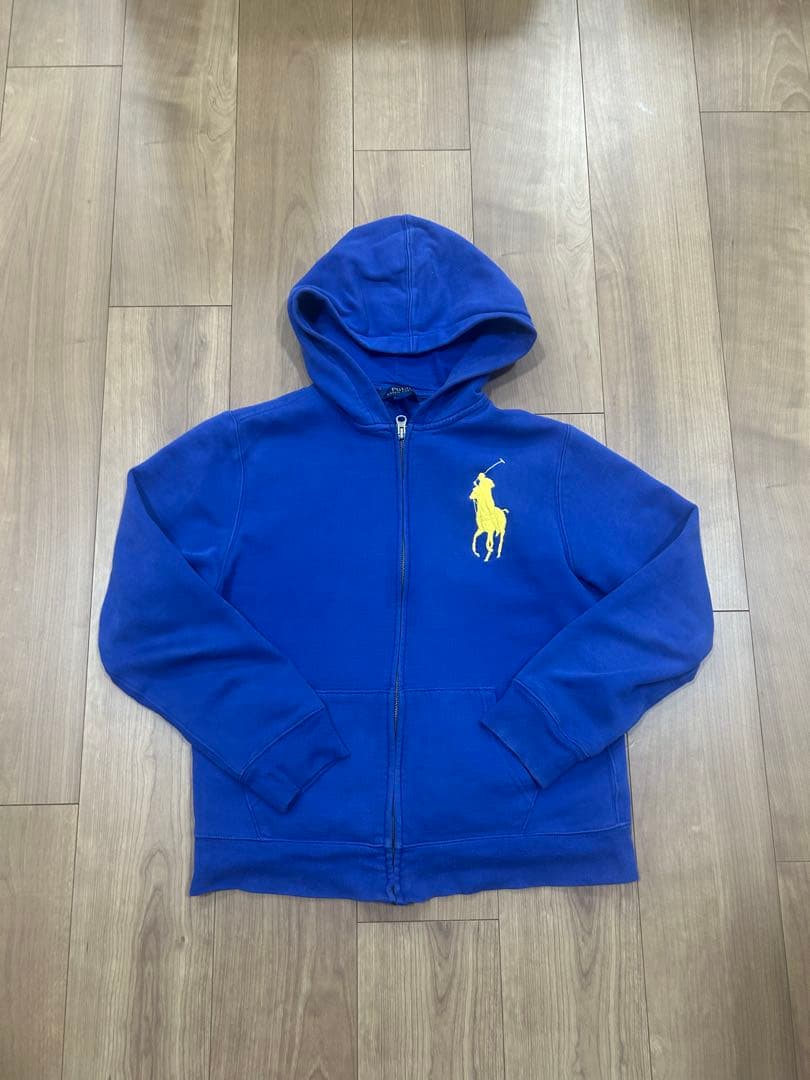 Ralph Lauren ジップパーカーy2k flexwitme ビッグポニー - メルカリ