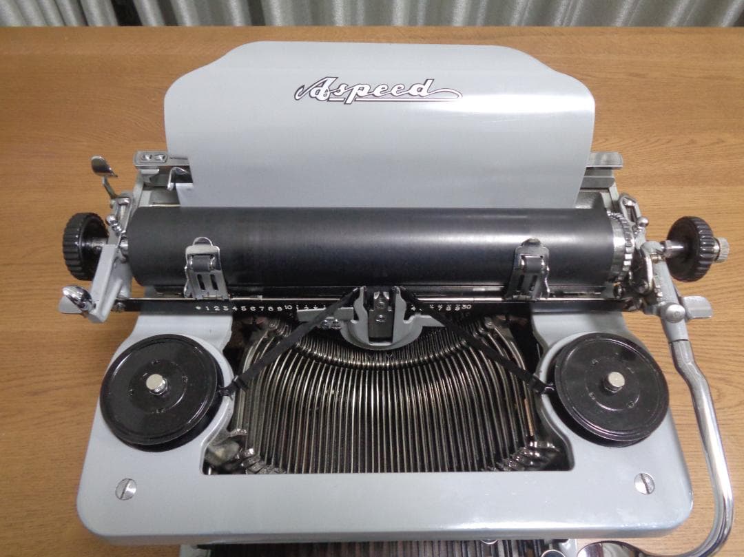 実働品 日本データマシン Aspeed 電報タイプライター カナもじくん