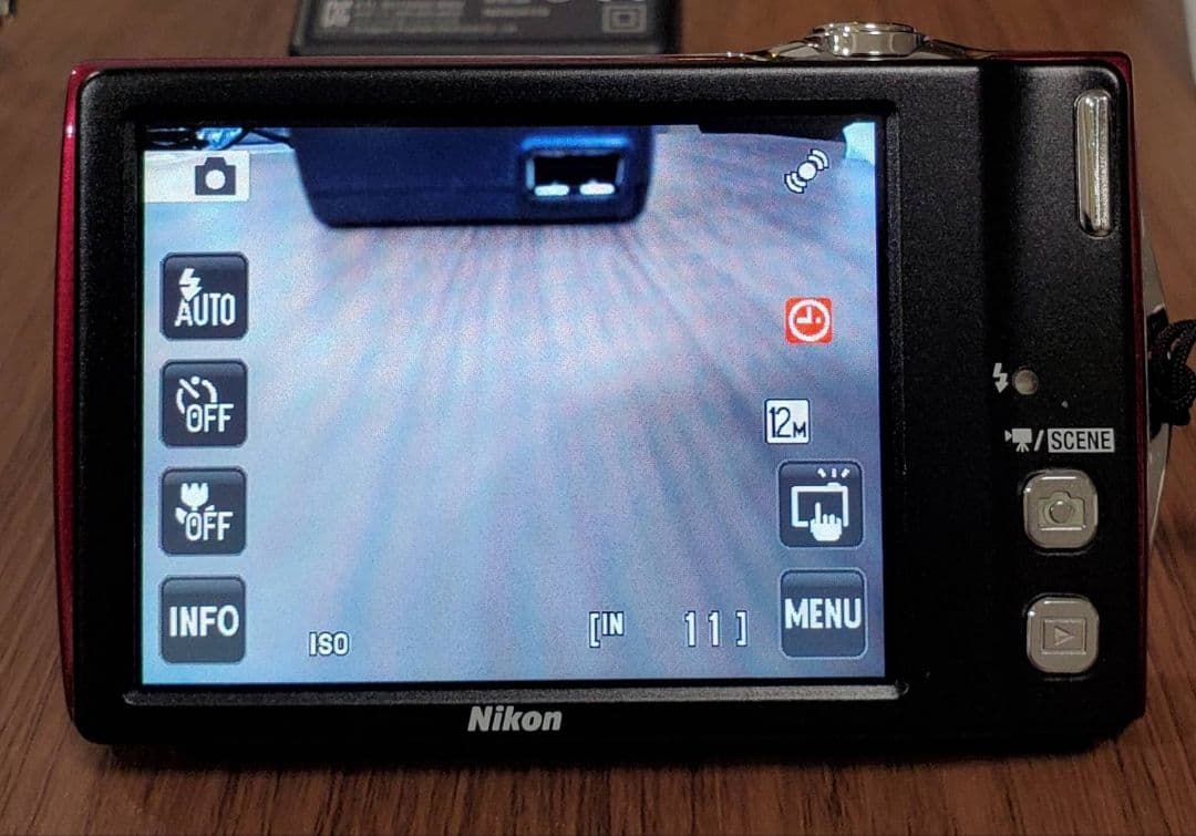 Nikon デジカメ COOLPIX S4000 ルビーレッド sdカード付き - メルカリ