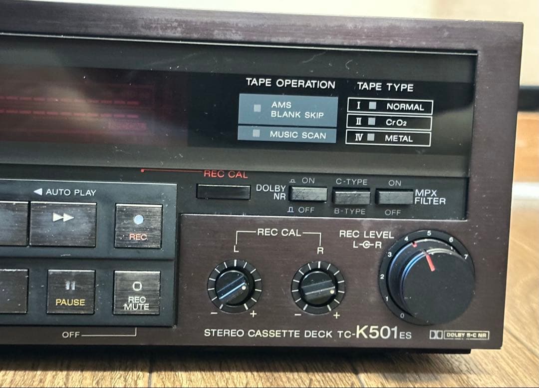 SONY TC-K501ES｜ESシリーズ｜整備調整済｜再生安定・測定値提示