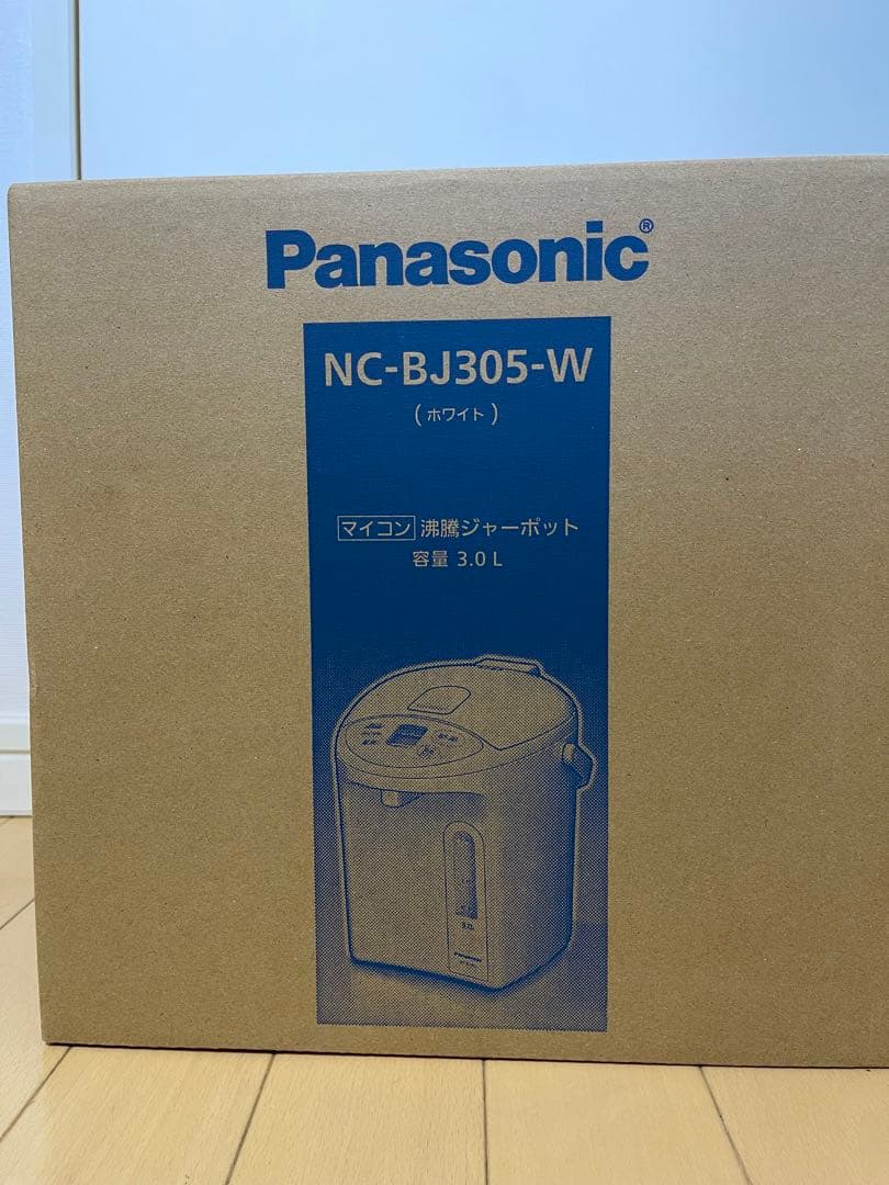 Panasonic 電気ポット NC-BJ305-W 3.0L