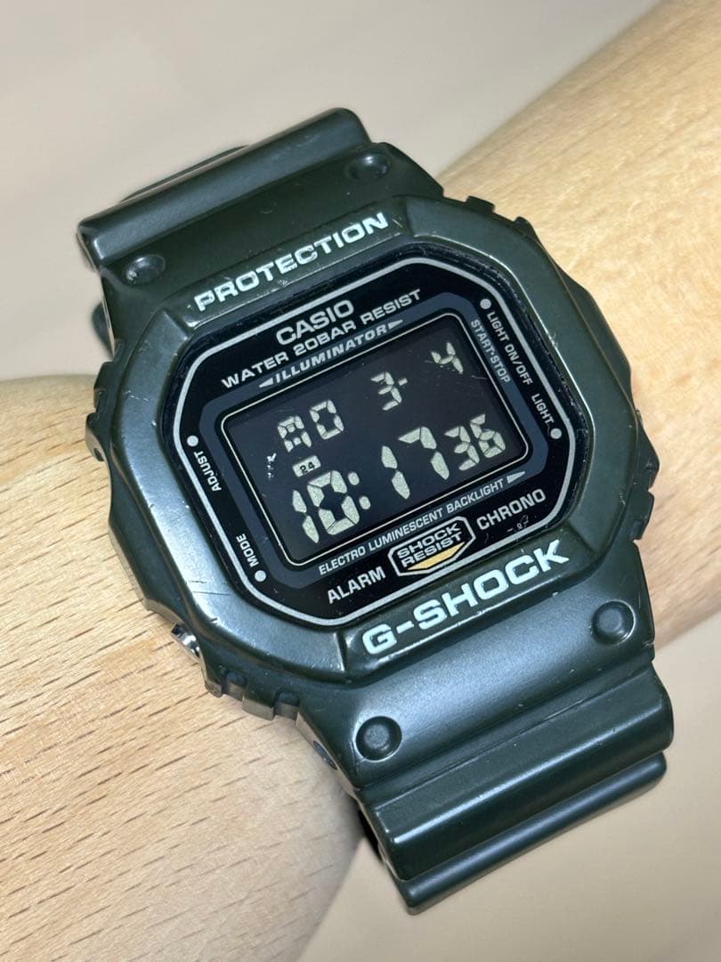 コラボ/G-SHOCK/モスグリーン/時計/HERO/キムタク/DW-5600 - メルカリ