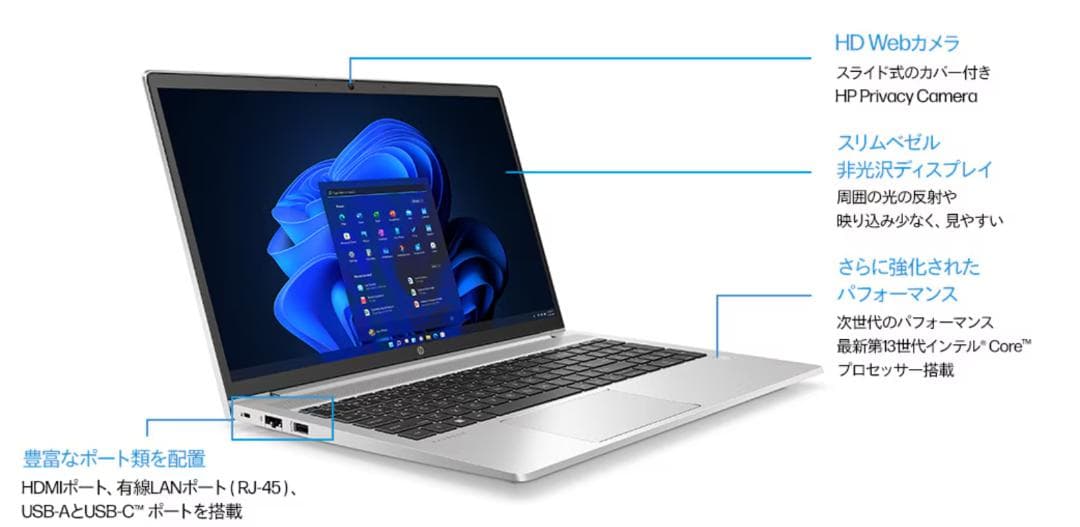 新品】HPノートPC15.6型 ProBook450 G10 OfficeHB