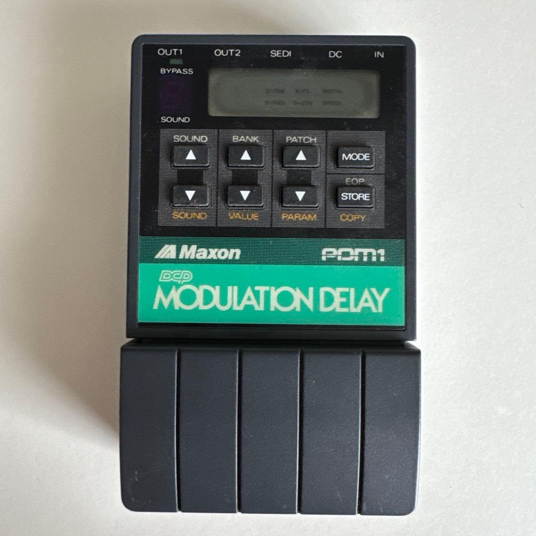 ギター maxon PDM1 modulation delay Maxon PDM-1 Programmable Modulation Delay Guitar Effect Pedal | eBay
