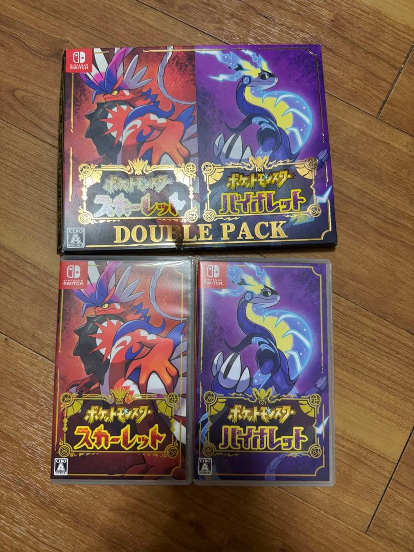 Switchソフト　 ポケモン　バイオレット　スカーレット　ダブルパック Amazon.co.jp: 『ポケットモンスター スカーレット・バイオレット